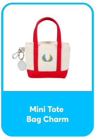 Mini Tote Bag Charm
